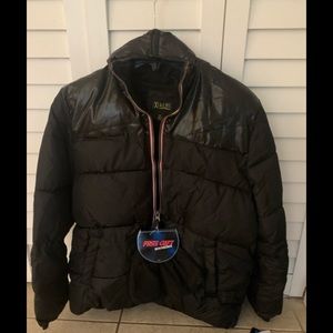 NWT Boys XL black winter jacket with hat